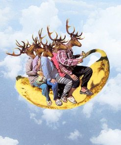 Deers on Banana Paint By Number