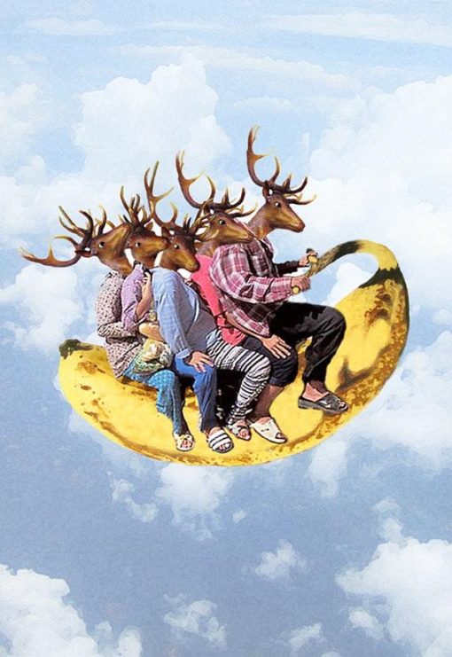 Deers on Banana Paint By Number