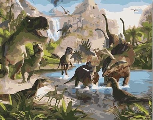 Dinosaur Animals Paint By Number