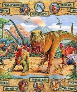 Dinosaur World Paint By Number