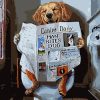 Dog Reading Newspapers Paint By Number