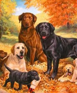 Dogs Family Paint By Number