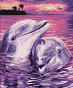 Dolphin Lovers Paint By Number