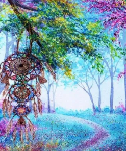 Dream Catcher Forest Paint By Number