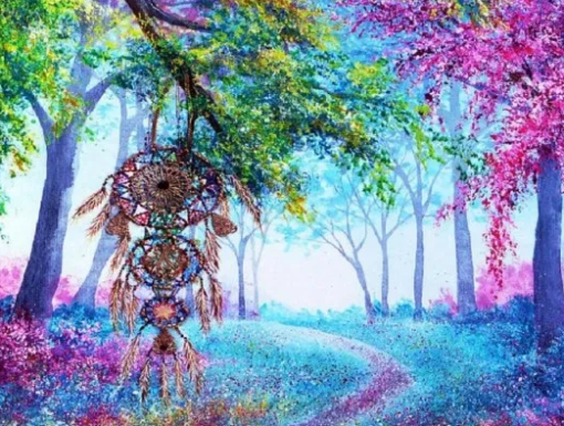 Dream Catcher Forest Paint By Number