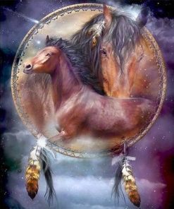 Dream Catcher Horses Paint By Number