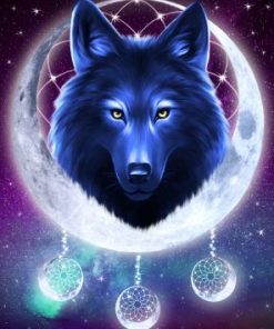 Dream Catcher Wolf Paint By Number