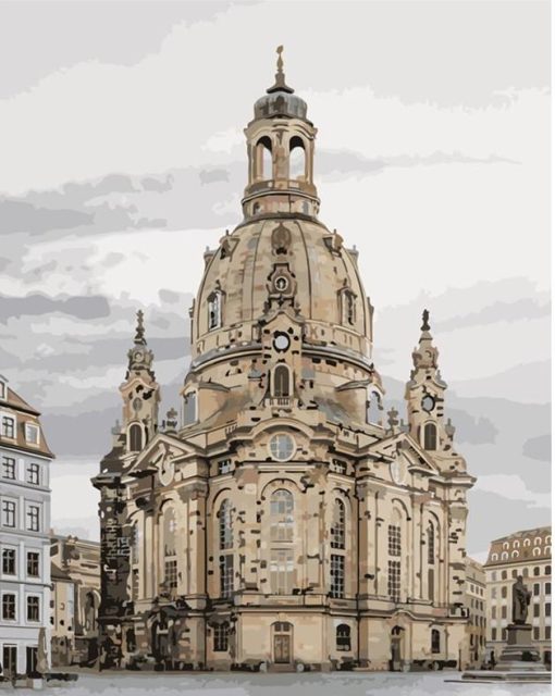 Dresden Church Paint By Number