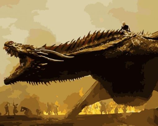 Drogon Rhaegal Paint By Number