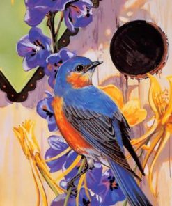 Eastern Bluebird Paint By Number