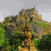 Edinburgh Mountain Castle Paint By Number