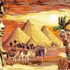 Egyptian Pyramids Paint By Number