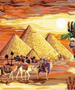 Egyptian Pyramids Paint By Number