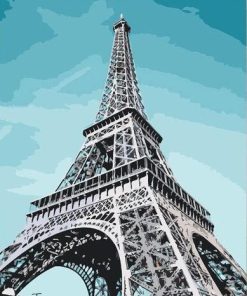 Eiffel Tower At Paris Paint By Number