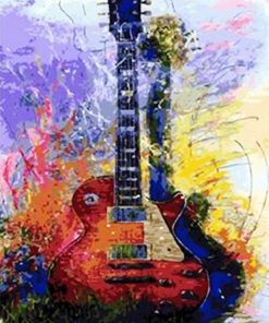 Electrical Guitar Paint By Number