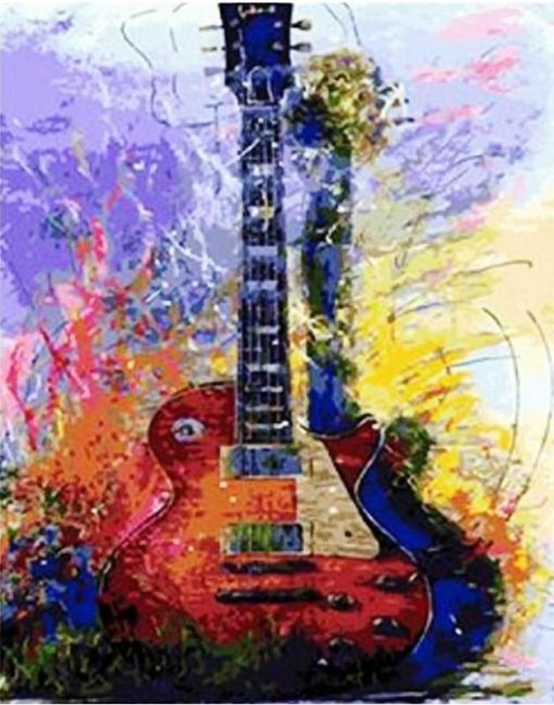 Electrical Guitar Paint By Number