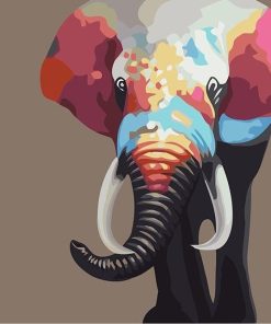 Elephant With Fangs Paint By Number