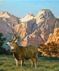 Elk In The Sawtooths Paint By Number