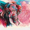 Fantastic Colorful Elephant Paint By Number