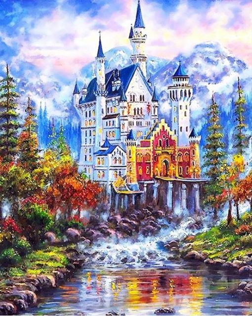 Fantasy Castle Paint By Number