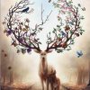 Fantasy Deers Antlers Paint By Number