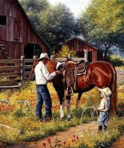 Farm Horse Paint By Number