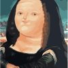 Fat Mona Lisa Woman Paint By Number