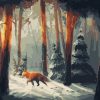 Fox In The Woods Paint By Number