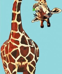 Funny Giraffe Paint By Number