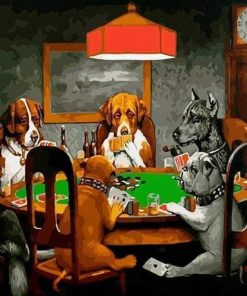 Gambler Dogs Paint By Number