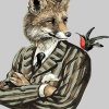 Gentleman Fox Paint By Number