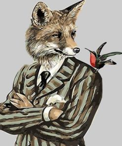 Gentleman Fox Paint By Number