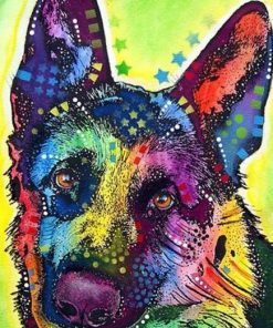 German Shepherd Paint By Number