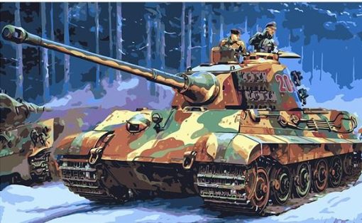 German Tank Paint By Number