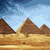 Giza Pyramids Paint By Number