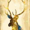 Golden Deer Paint By Number