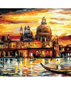 Golden Night At Venice Paint By Number