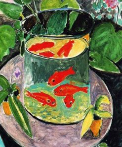 Goldfish In a Bowl Paint By Number