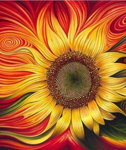 Gorgeous Sunflower Paint By Number