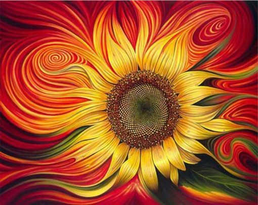 Gorgeous Sunflower Paint By Number