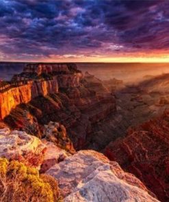 Grand Canyon At Sunset Paint By Number