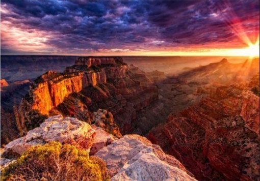 Grand Canyon At Sunset Paint By Number