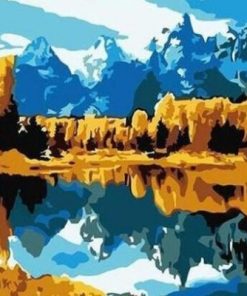 Grand Teton National Park Paint By Number