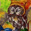 Great Horned Owl paint by number