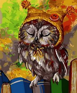 Great Horned Owl paint by number