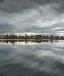 Grey Clouds Lake paint by number