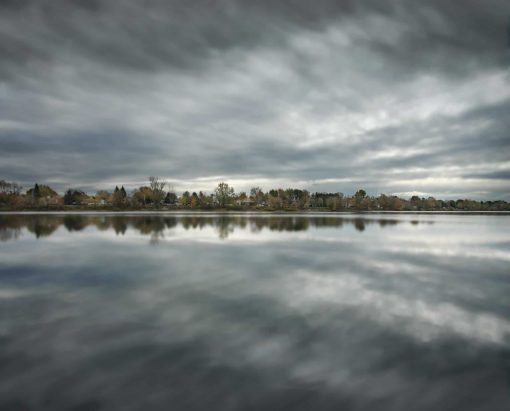 Grey Clouds Lake paint by number