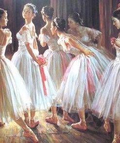 Group of Dancing Girls paint by number