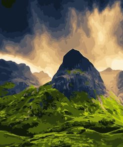 Scotland Mountains Landscape Paint By Numbers