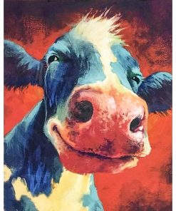 Happy Cow paint by number